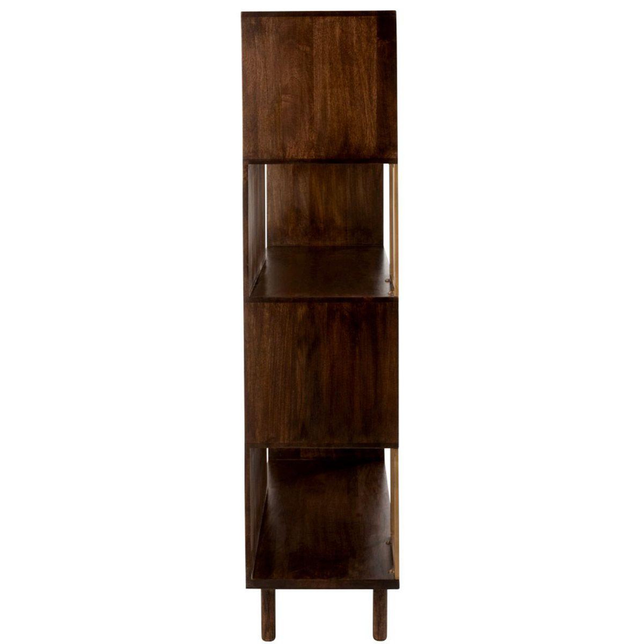 Voir la diapositive 3 : Paris Prix Étagère 4 niveaux design  rafi  167cm marron