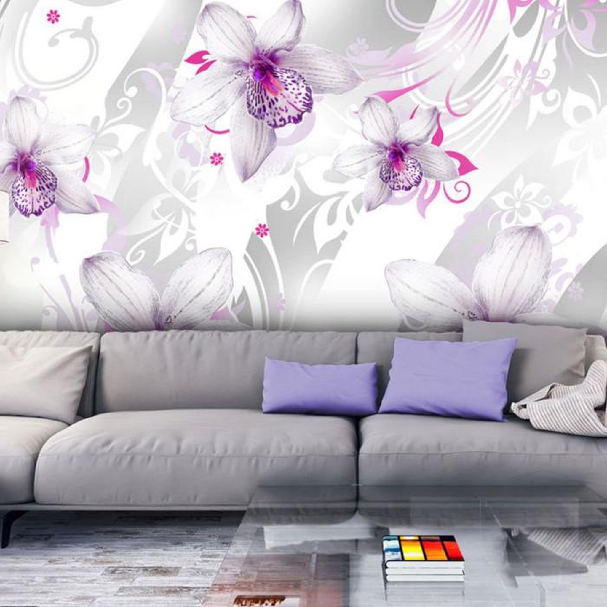 Paris Prix Papier Peint  Sounds of Subtlety Silver. Coloris disponibles : Multicolore
