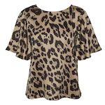 Vero Moda T Shirt  Femme Vero  oda  erle. Coloris disponibles : Marron