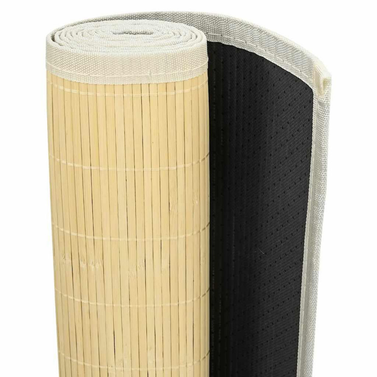 VIDAXL Tapis en bambou 100x160 cm Naturel