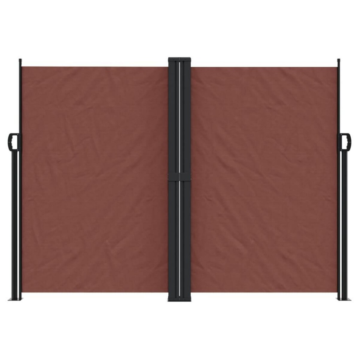 VIDAXL Auvent lateral retractable marron 180x1000 cm