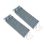 RED DECO Lot de 2 matelas bain de soleil 180cm olive - 2x sormiou olive