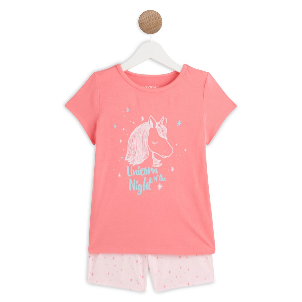 IN EXTENSO Pyjashort licorne fille