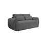 Voir la diapositive 1 : BEST MOBILIER Mahina - canapé droit 2 places - en tissu bouclette