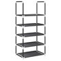 Voir la diapositive 2 : VIDAXL Etagere a chaussures 5 niveaux 44x28x94 cm tissu non-tisse