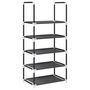 Voir la diapositive 2 : VIDAXL Etagere a chaussures 5 niveaux 44x28x94 cm tissu non-tisse