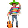 Voir la diapositive 1 : WIDMANN Déguisement Poncho Mexicain - Enfant - 5/7 ans (110 à 122 cm)