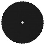 VIDAXL Tapis de saut Tissu Noir pour trampoline rond de 4,27 m