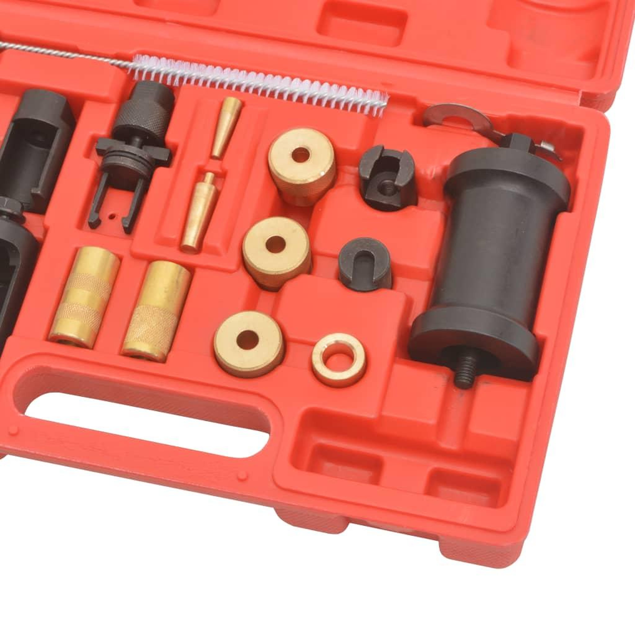 Voir la diapositive 5 : VIDAXL Kit d'outils d'installation d'injecteurs 18 pcs pour VAG VW