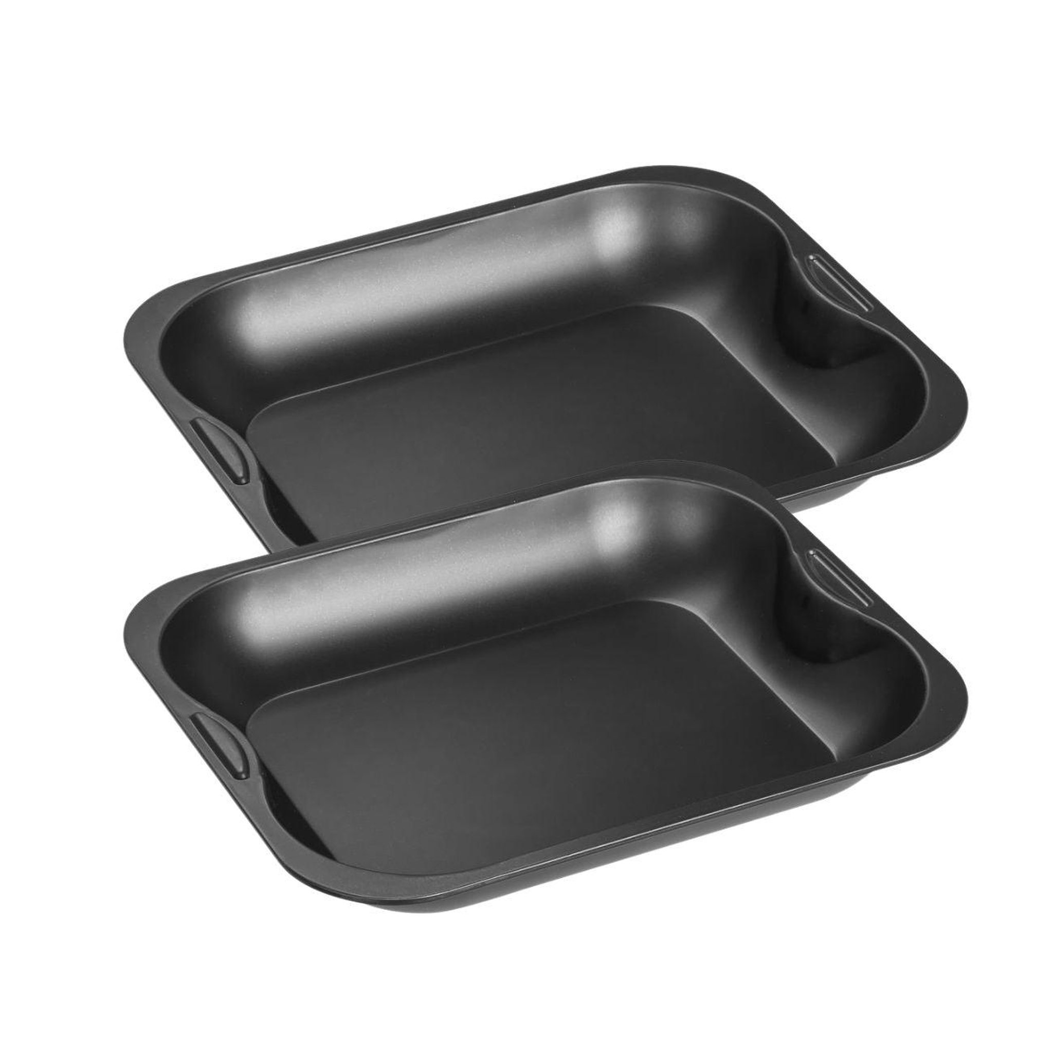 ZENKER Set de 2 plats four 28/23 cm en acier avec 2 ustensiles zenker special cooking