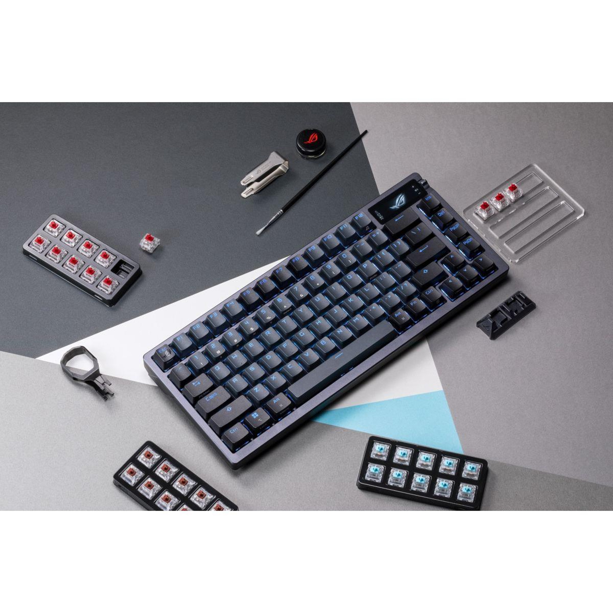 Voir la diapositive 4 : ASUS Clavier gamer sans fil Rog Azoth