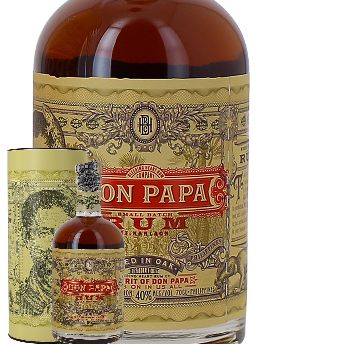 Don Papa Rhum Don Papa avec étui 40%