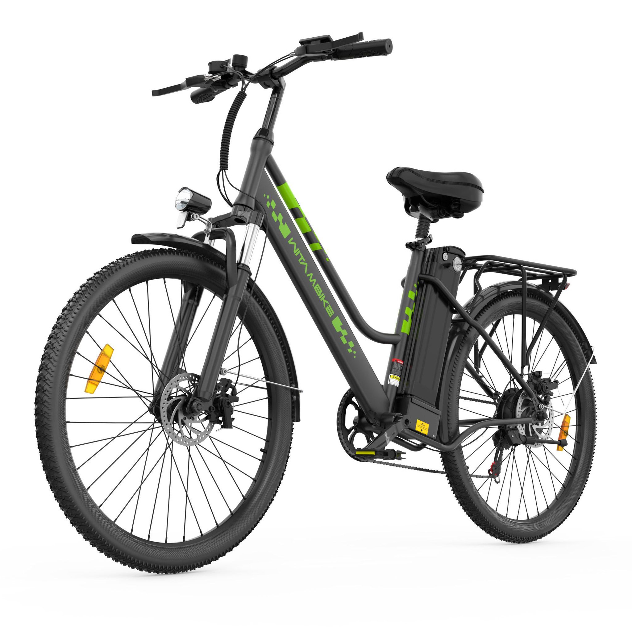 Voir la diapositive 3 : WITAMBIKE Vélo électrique de ville WITAMBIKE C26 PRO 26