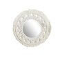 Voir la diapositive 1 : The Home Deco Factory Miroir rond bohème - Diam 55 Cm - Beige