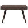 Voir la diapositive 3 : VIDAXL Table d'appoint pliable marron 60x40x38 cm resine tressee