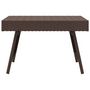 Voir la diapositive 3 : VIDAXL Table d'appoint pliable marron 60x40x38 cm resine tressee