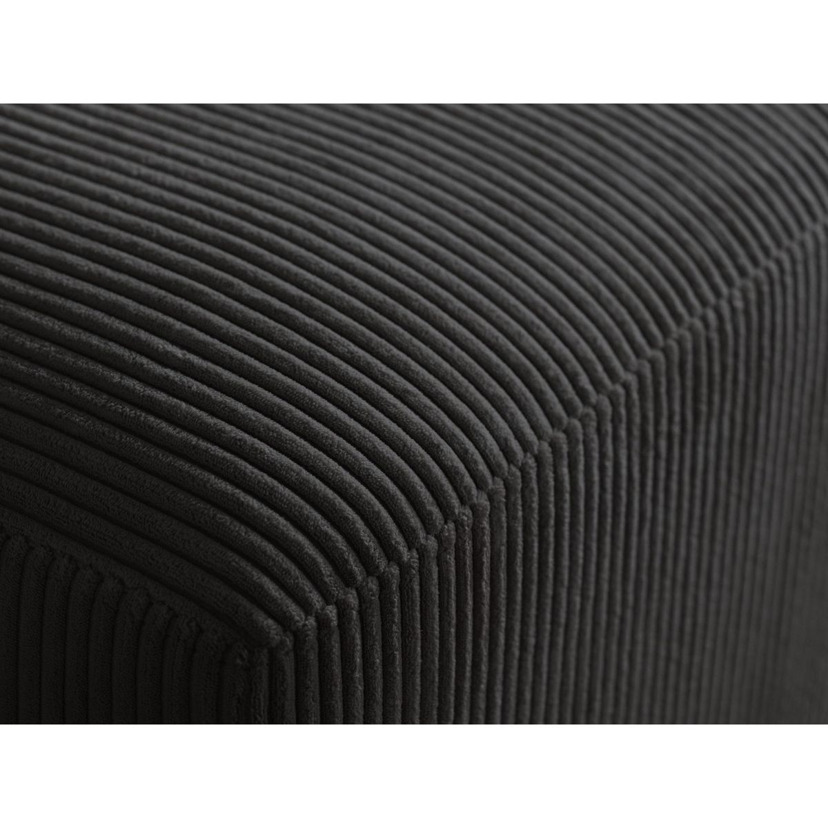 LISA DESIGN Livy - canapé d'angle convertible - avec coffre - en velours côtelé - 5 places - droit