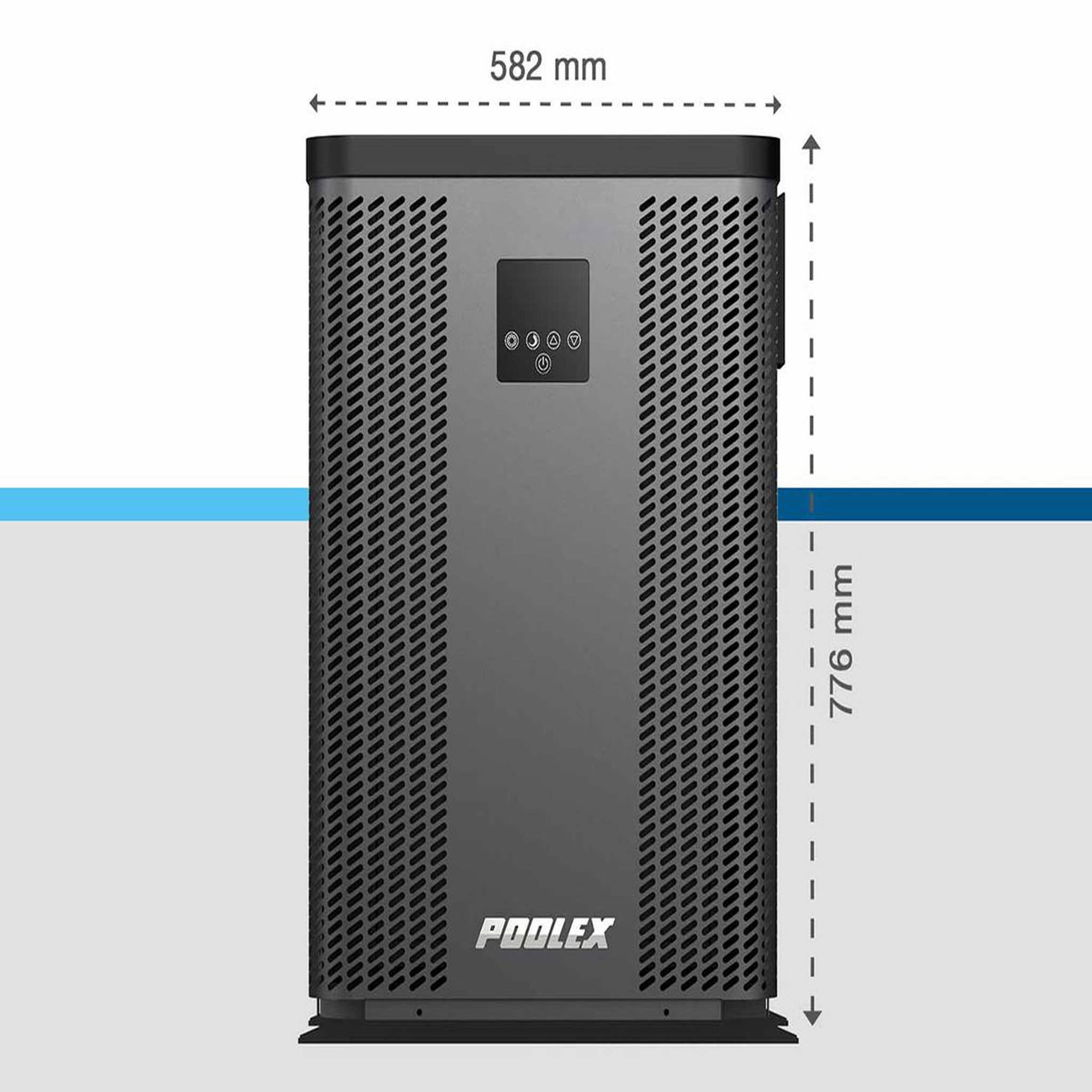 Voir la diapositive 4 : Poolex Pompe à chaleur piscine silverline top fi 90 - poolex