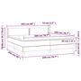 Voir la diapositive 6 : VIDAXL Sommier a lattes de lit avec matelas Cappuccino 200x200 cm