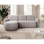 Voir la diapositive 1 : BEST MOBILIER Sam - canapé d'angle gauche 4 places convertible avec coffre en tissu