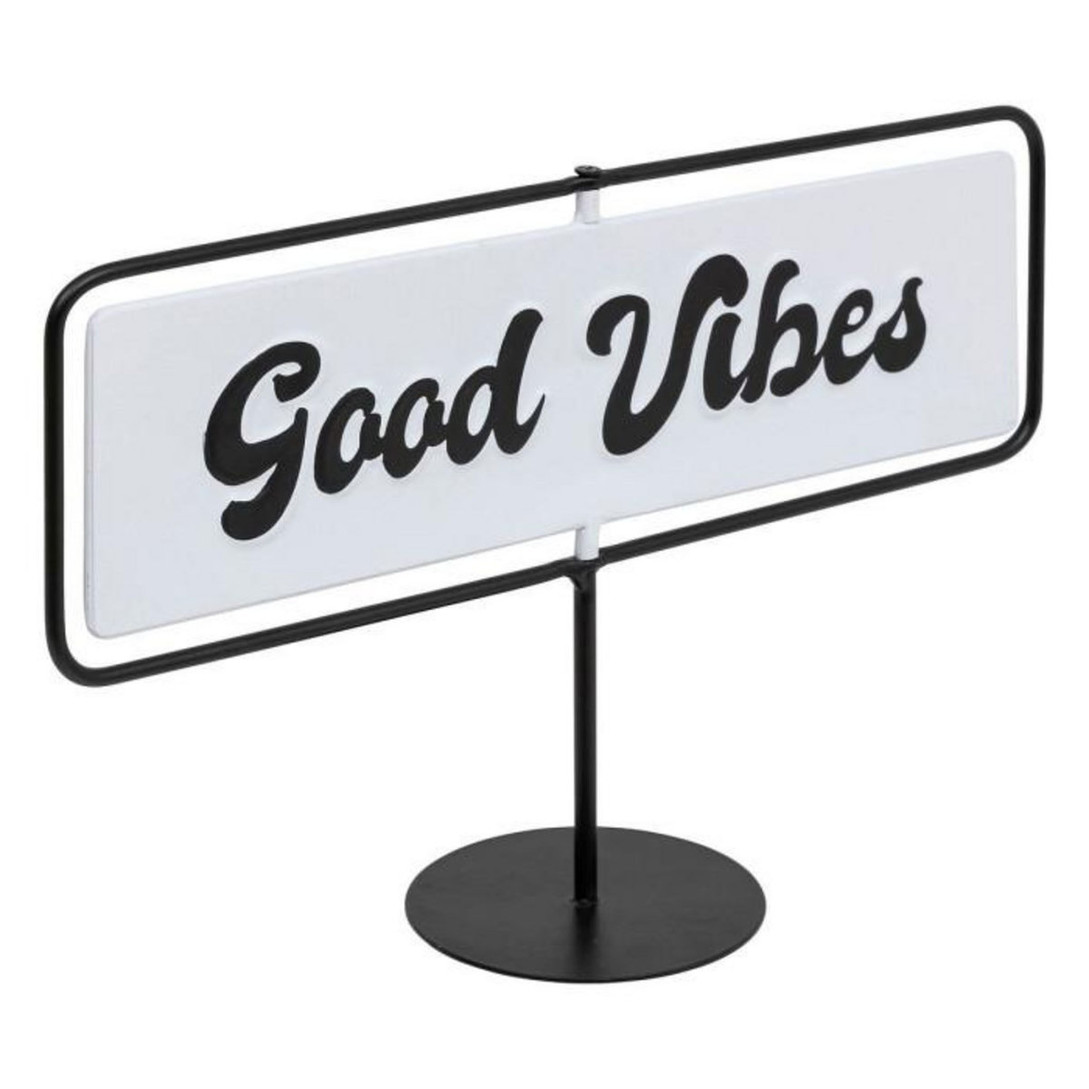 ATMOSPHERA Déco Rotative  Be Vintage  30cm Noir & Blanc