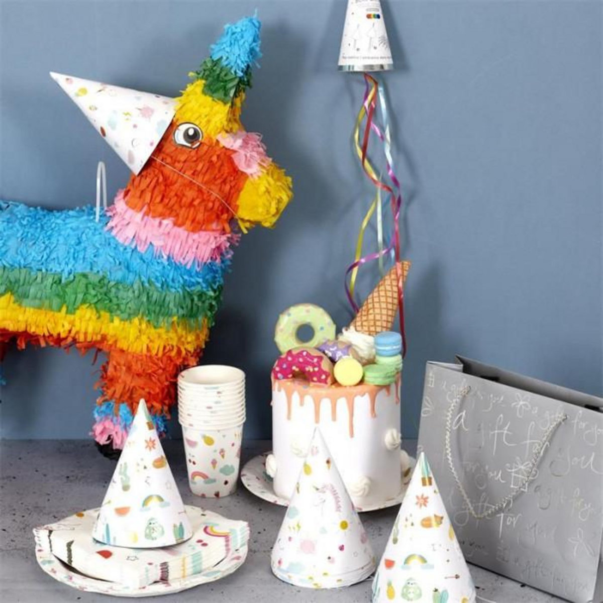 Paris Prix Pinata d'Anniversaire  Lama  55cm Multicolore