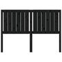 Voir la diapositive 4 : VIDAXL Tete de lit Noir 145,5x4x100 cm Bois massif de pin