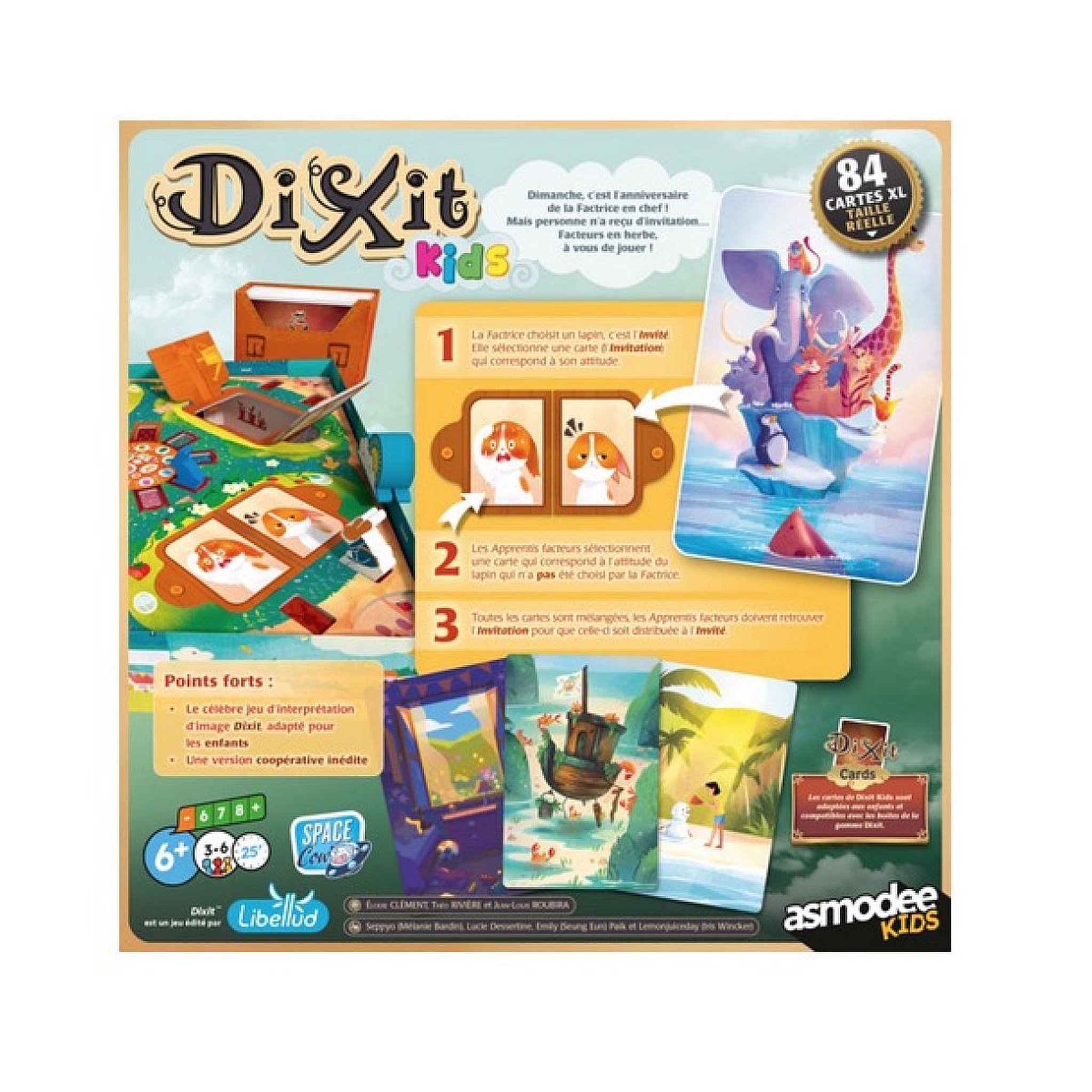 Voir la diapositive 4 : Asmodee Dixit Kids - Jeu cooperaitf
