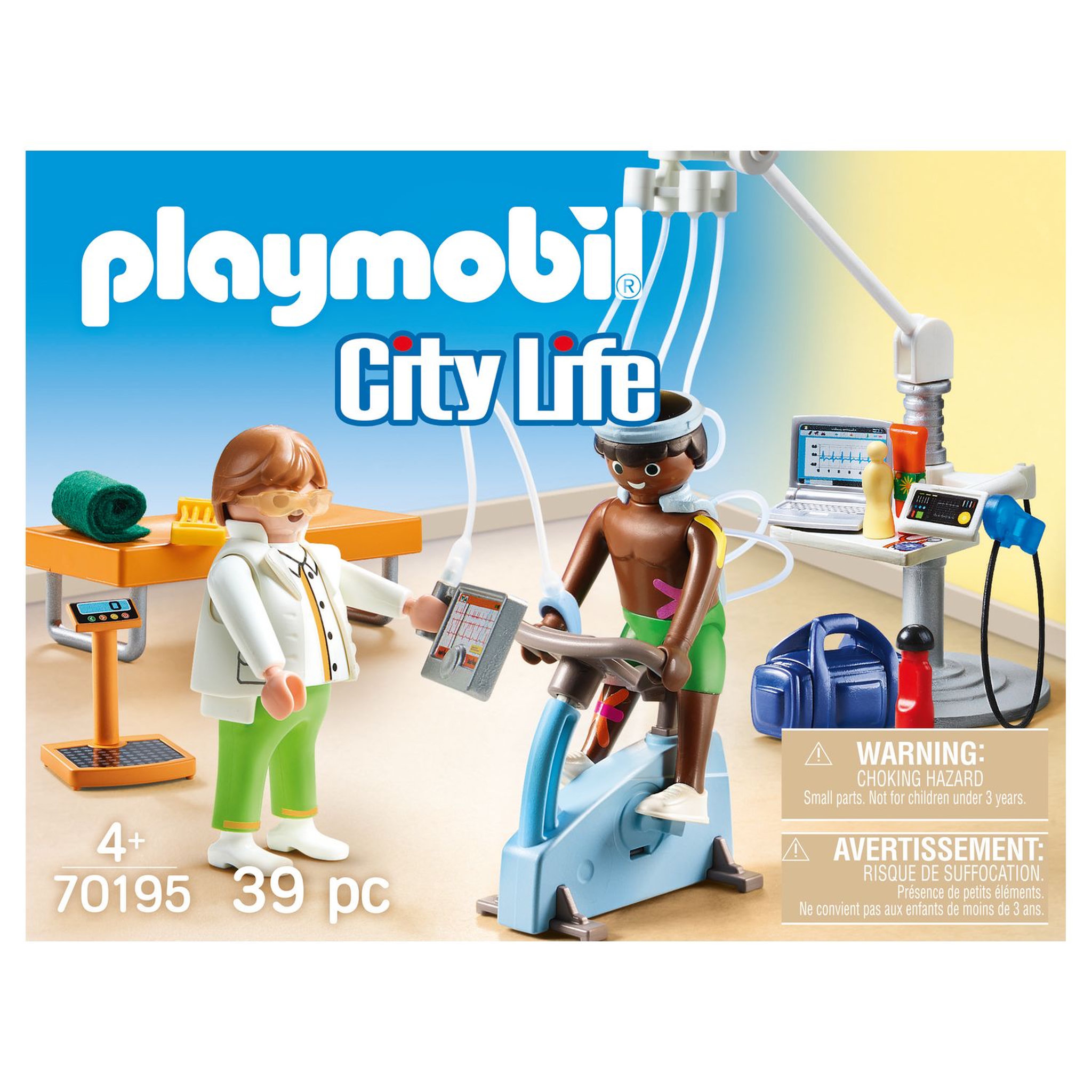 Voir la diapositive 4 : PLAYMOBIL 70195 - City Life - Cabinet de kinésithérapeute