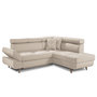 Voir la diapositive 1 : BEST MOBILIER Linea - canapé d'angle droit convertible - 5 places - avec têtières