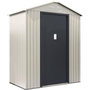 Voir la diapositive 1 : Habitat et Jardin Abri de jardin métal  Nebraska  - 4.07 m² - Beige/Gris anthracite
