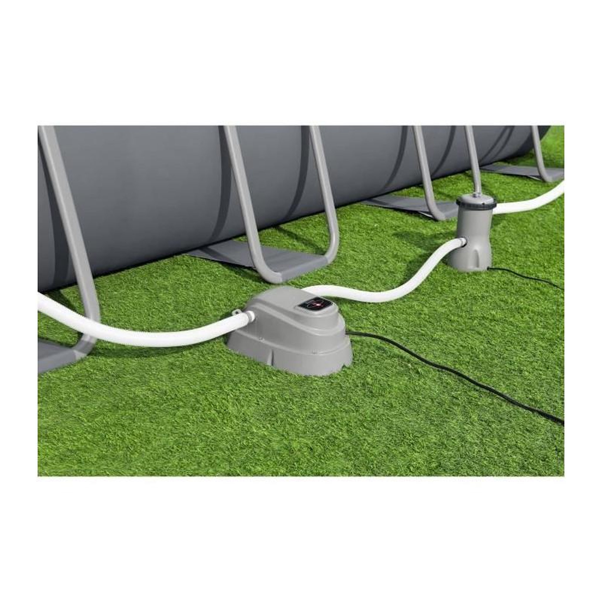 Voir la diapositive 3 : BESTWAY Réchauffeur électrique - Bestway - Pour piscine hors sol - Gris