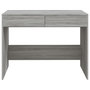Voir la diapositive 5 : VIDAXL Bureau sonoma gris 101x50x76,5 cm bois d'ingenierie