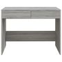 Voir la diapositive 5 : VIDAXL Bureau sonoma gris 101x50x76,5 cm bois d'ingenierie