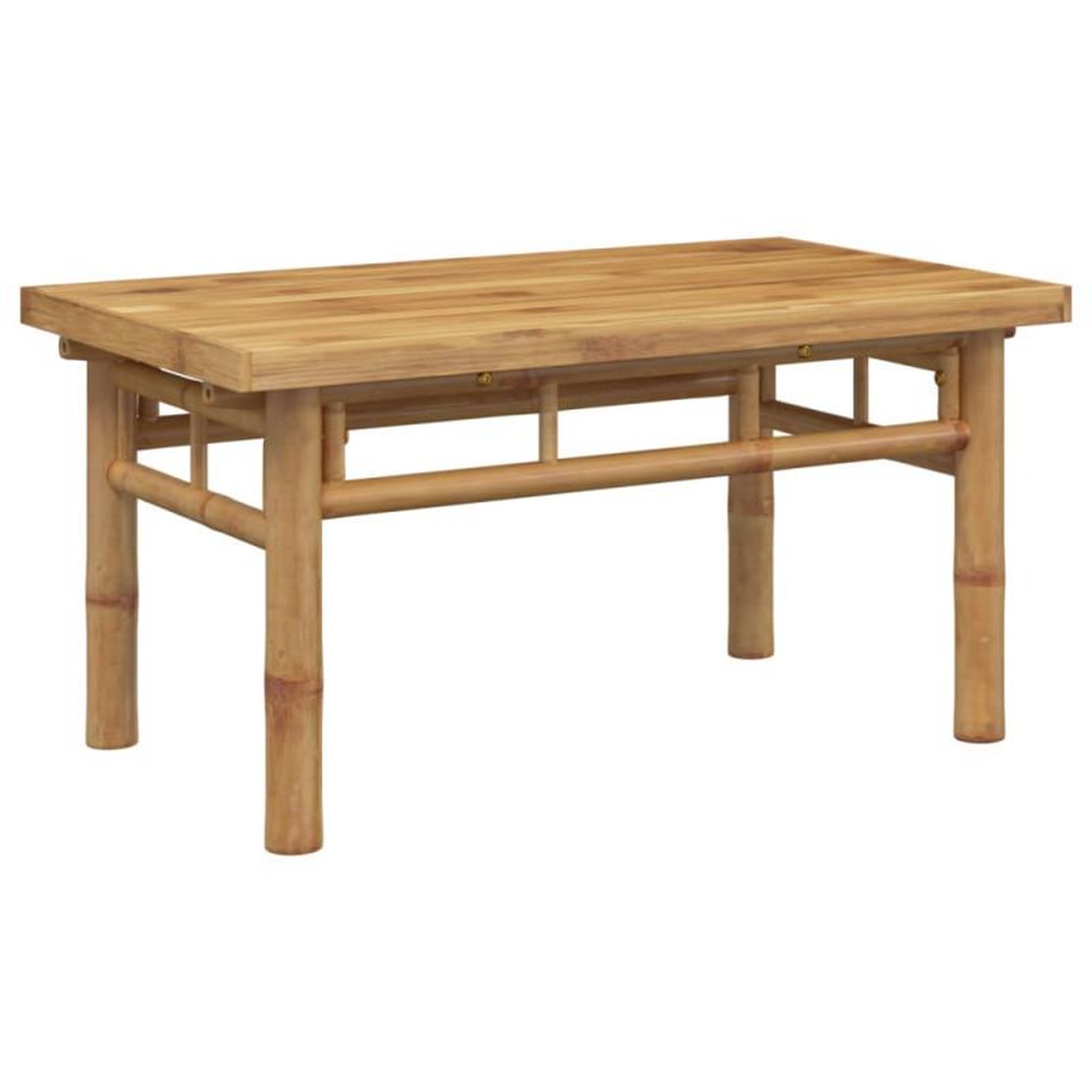 Voir la diapositive 2 : VIDAXL Table basse 70x40x35 cm bambou