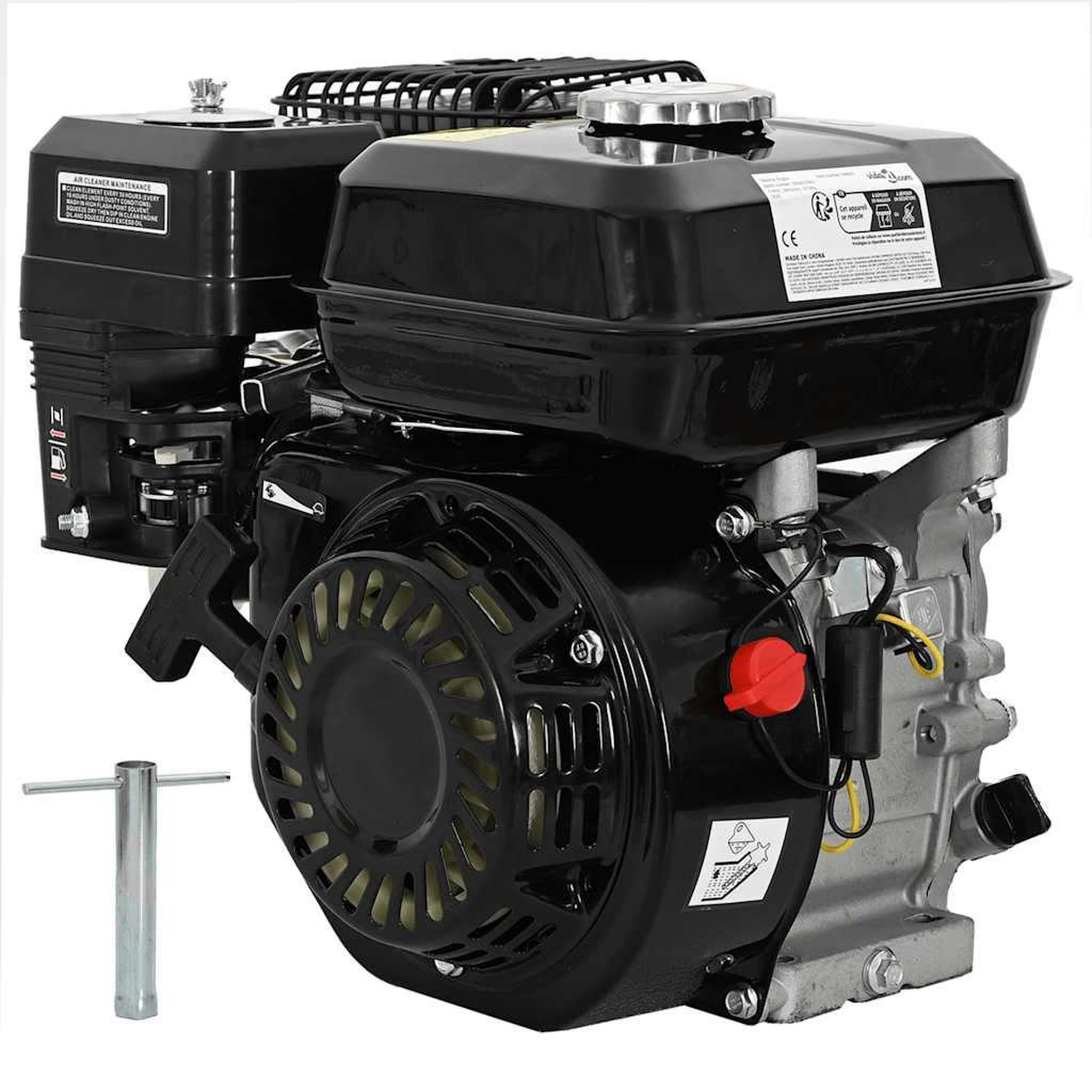 VIDAXL Moteur a essence 6,5 ch 4,8 kw noir
