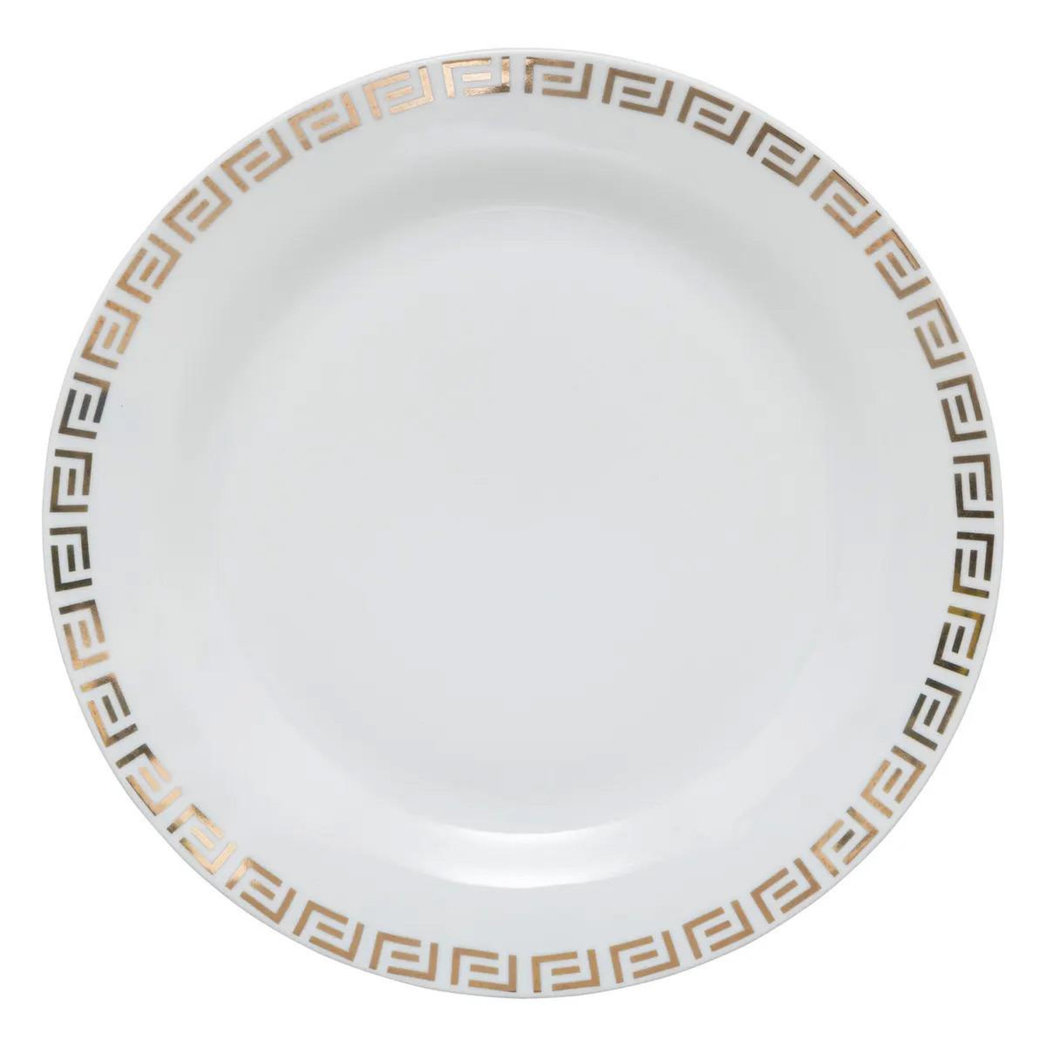 Voir la diapositive 1 : SECRET DE GOURMET Lot de 6 assiettes plates  aya  27cm blanc