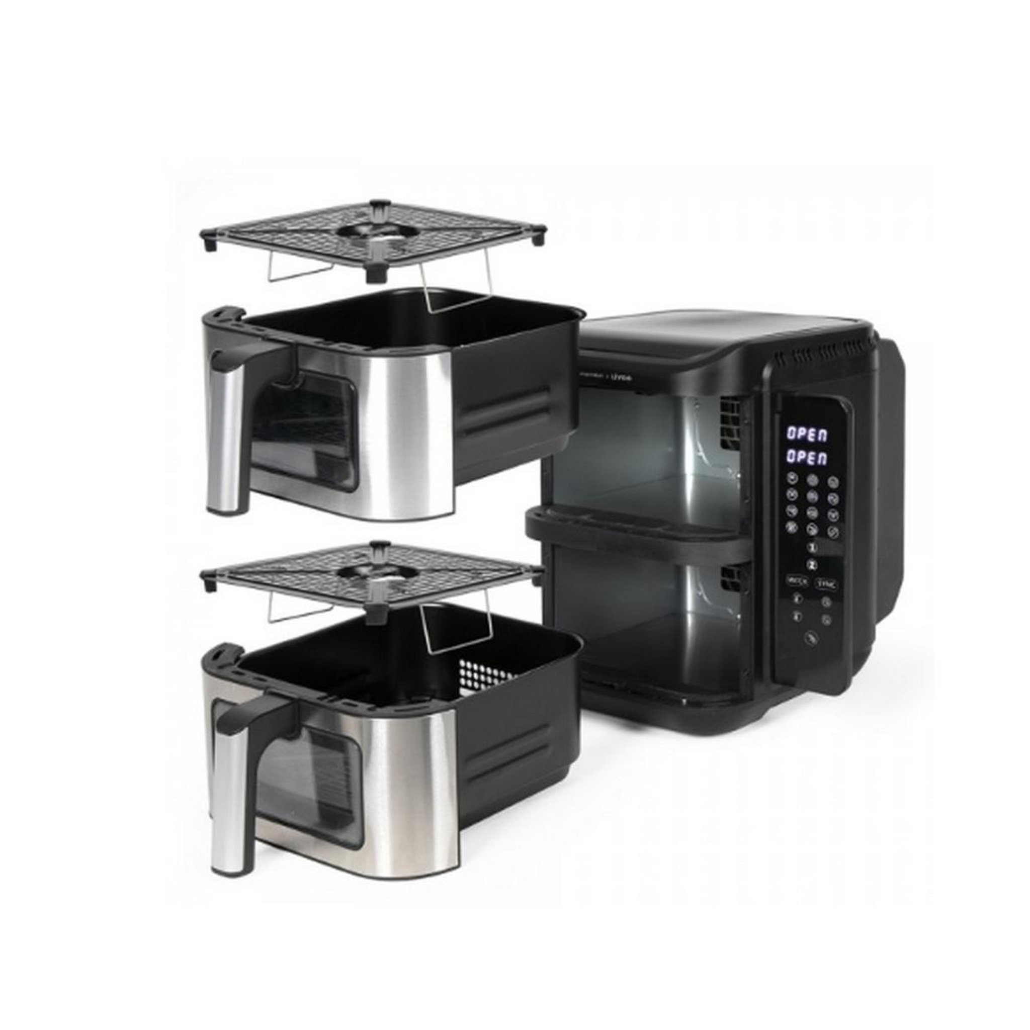 Voir la diapositive 5 : LIVOO Friteuse sans huile 2 x 5.5l 2800w - doc344co