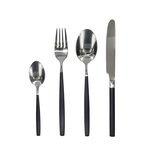 Saveur et dégustation Ménagère inox Table Chic - 16 Pièces. Coloris disponibles : Jaune