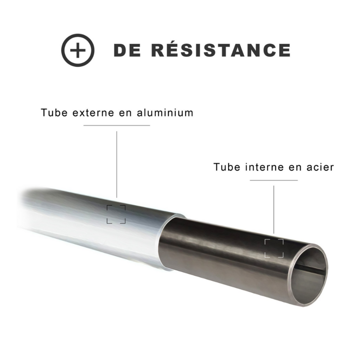 CONCEPT USINE Parasol déporté et rotatif diamètre 3,5m chocolat CASTILLO