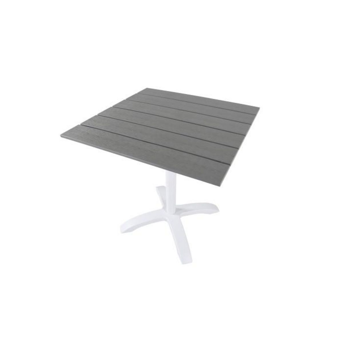Paris Prix Table de Jardin  Colorado  70cm Gris
