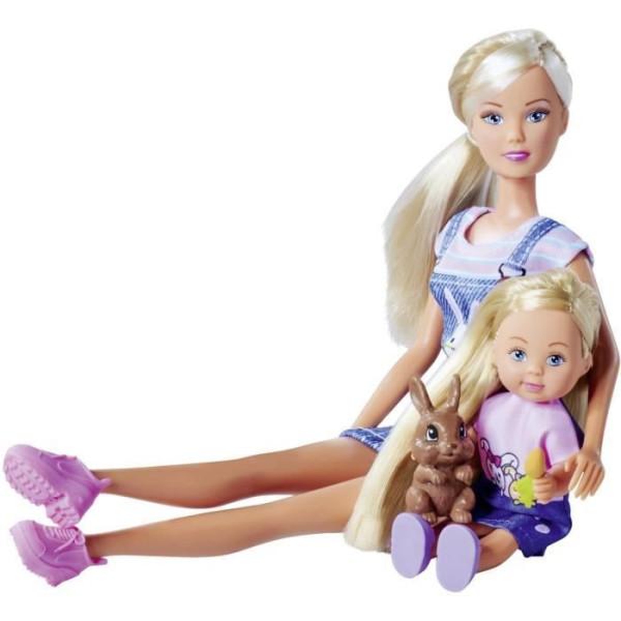Voir la diapositive 2 : SILVERTORN SIMBA - Steffi Love - Famille Lapin + Evi love -Poupée mannequin
