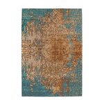 Paris Prix Tapis Tissé Imprimé à Motifs  Primavera  Bleu. Coloris disponibles : Bleu