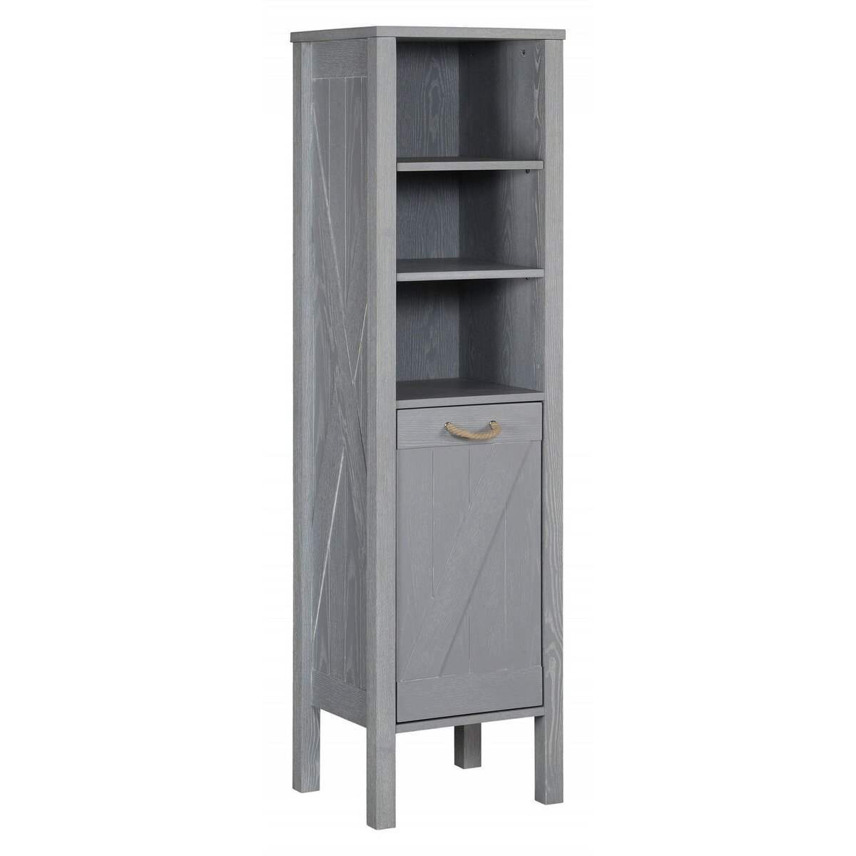 CENTRALE BRICO Colonne l.40 x H.150 x P.35 cm, effet chêne grisé, Seaside