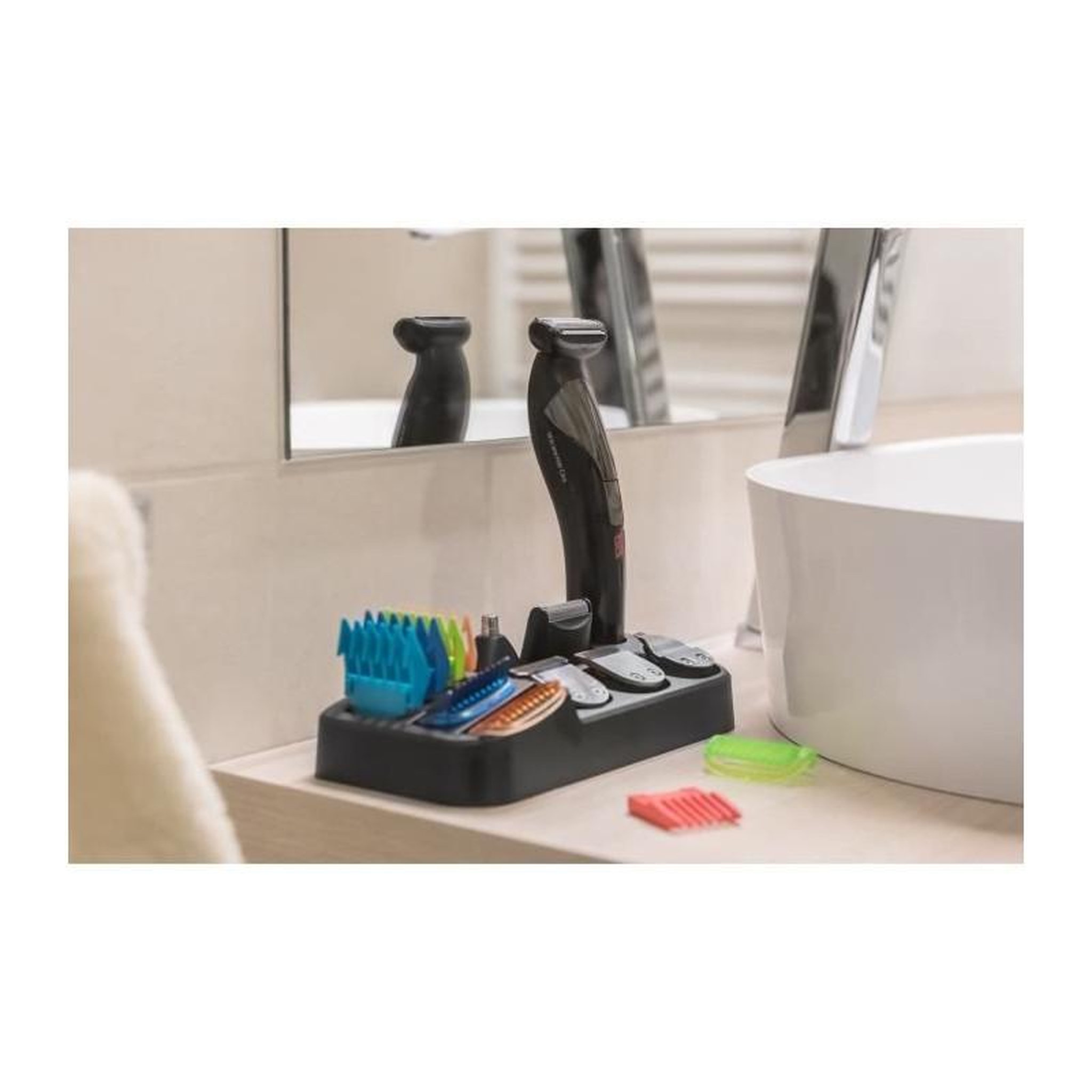 Voir la diapositive 3 : SENCO Tondeuse cheveux - SENCOR - SHP 7411BK - 12 accessoires - Noir