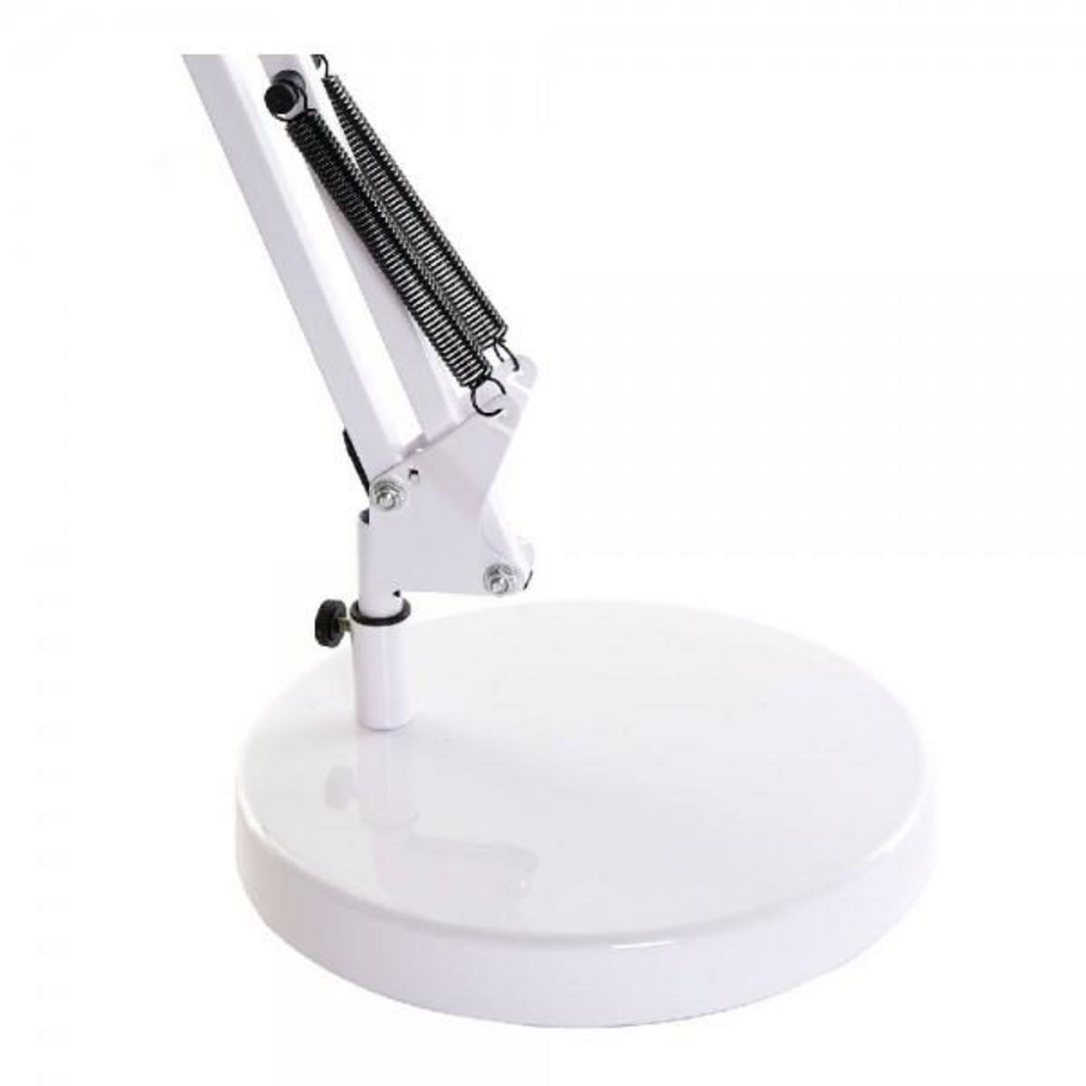 MARKET24 Lampe de bureau DKD Home Decor Blanc Métal (22 x 39 x 69 cm)