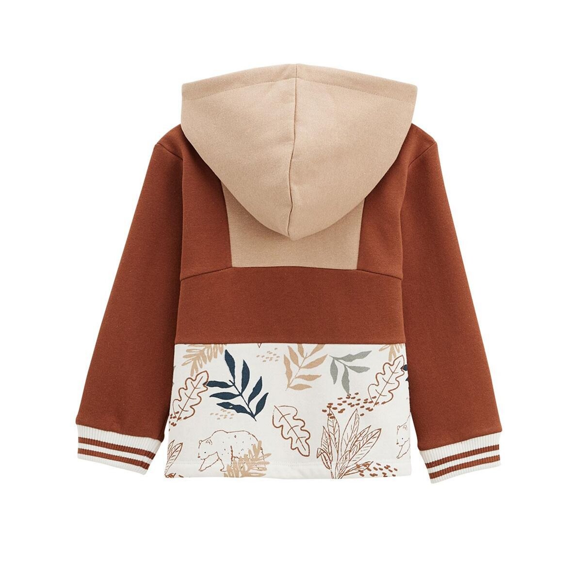 Petit Béguin Sweat-shirt à capuche bébé en molleton Wally