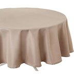 ATMOSPHERA Nappe Antitache Ronde  Unie  180cm Lin