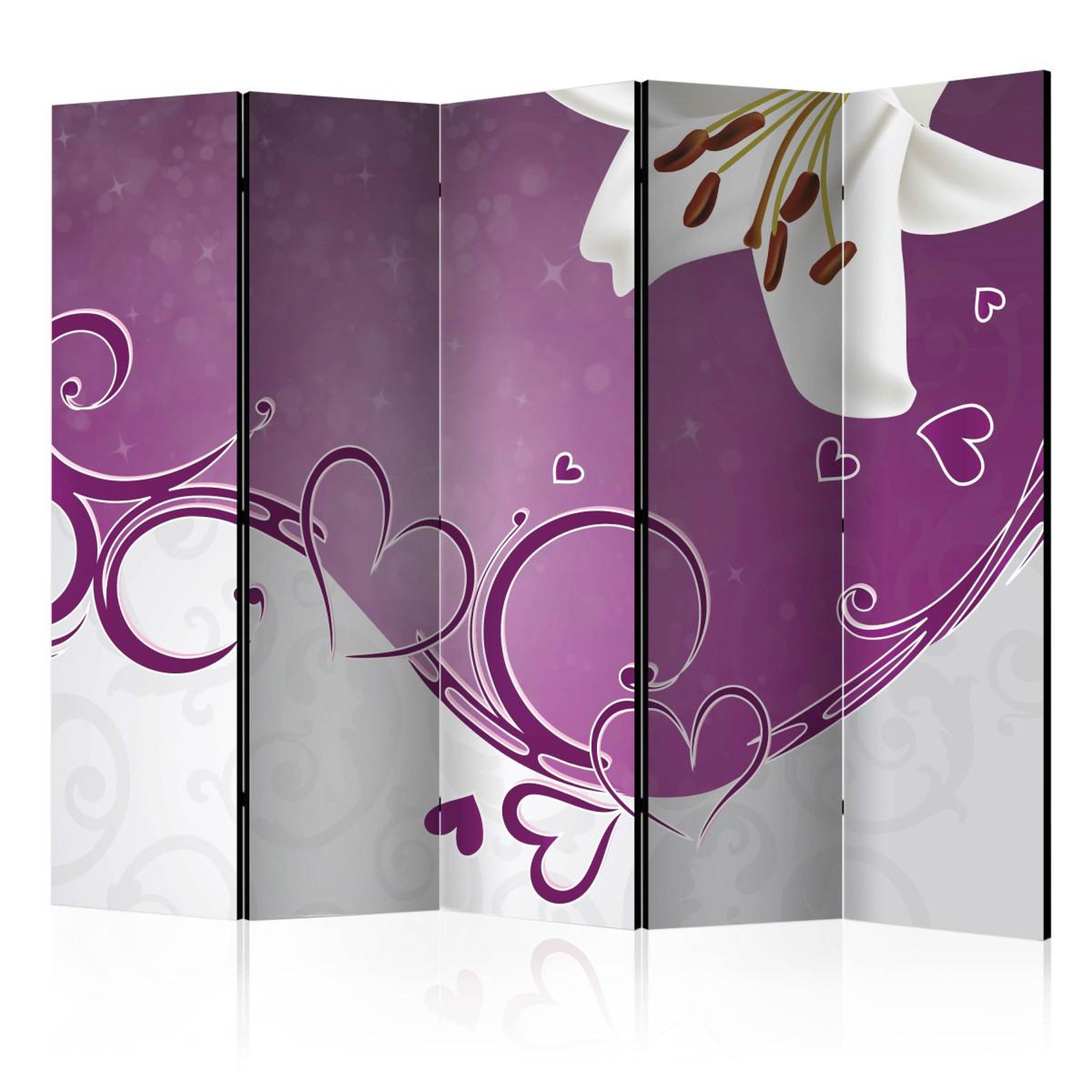 Paris Prix Paravent 5 volets  melody of love  172x225cm