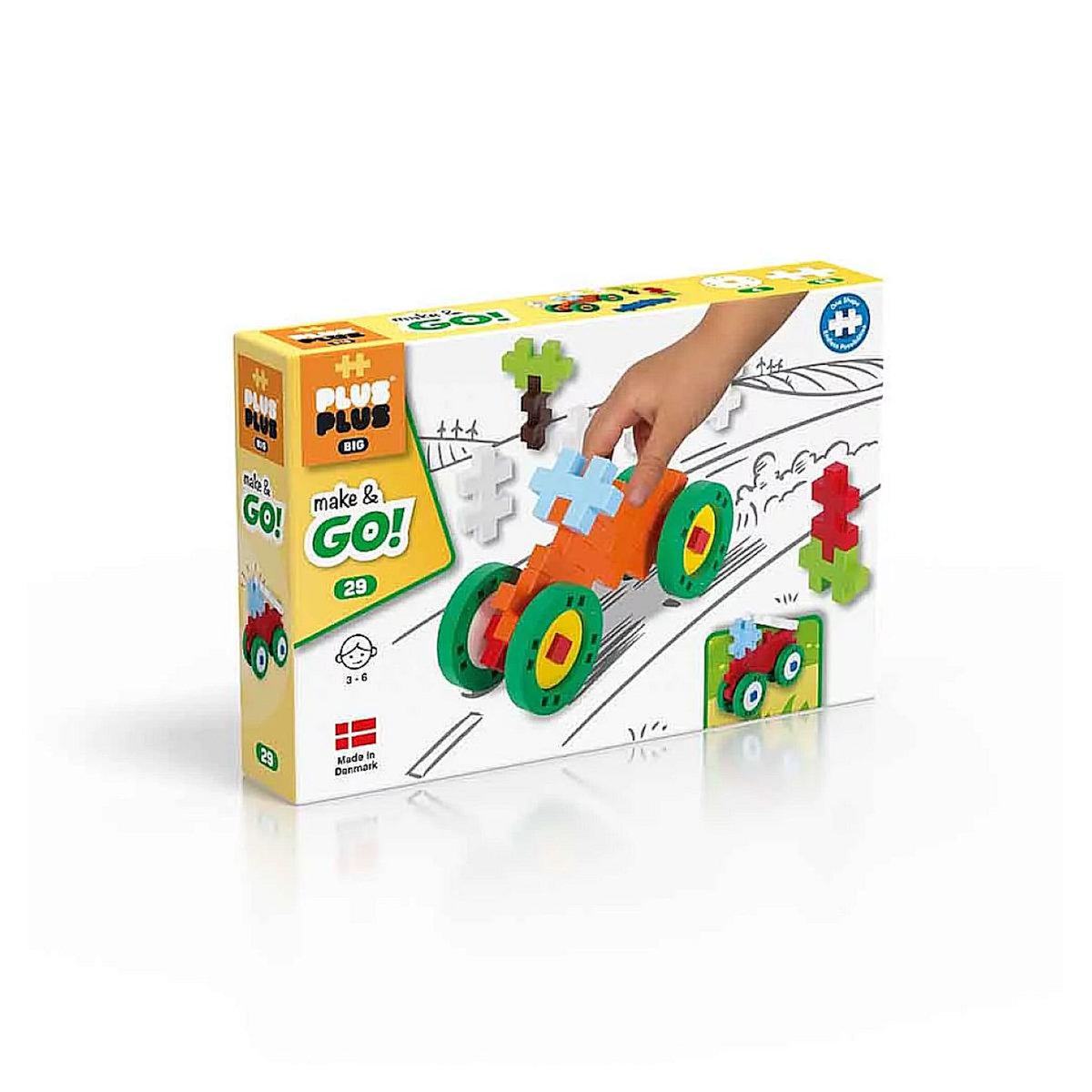 PlusPlus Plus Plus BIG ++ Make  and  Go! Mini véhicules - 29 pcs